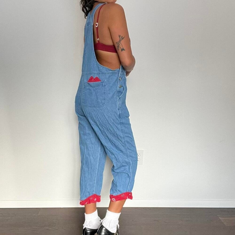 Vintage paisley overalls - Picture 2 of 4